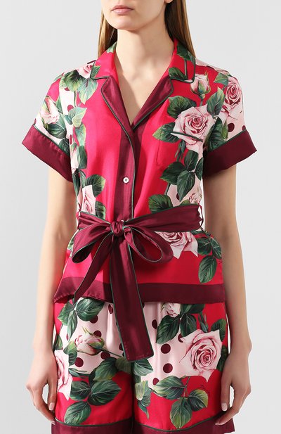 Шелковая блузка DOLCE & GABBANA, арт. F5G67T/GDU07, фото 3