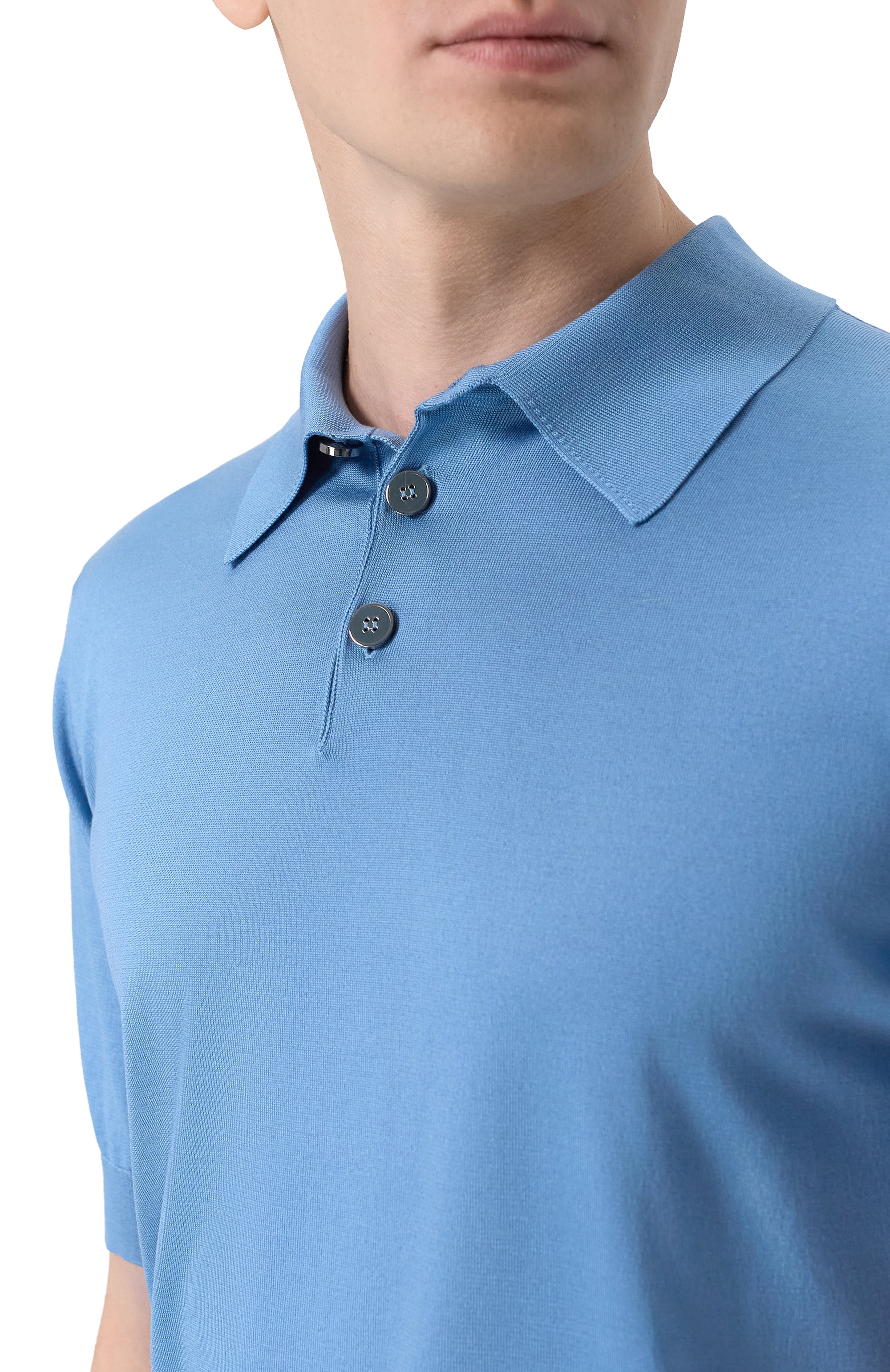 Шелковое поло DOLCE & GABBANA, арт. GXZ02Z/JBS05, фото 5