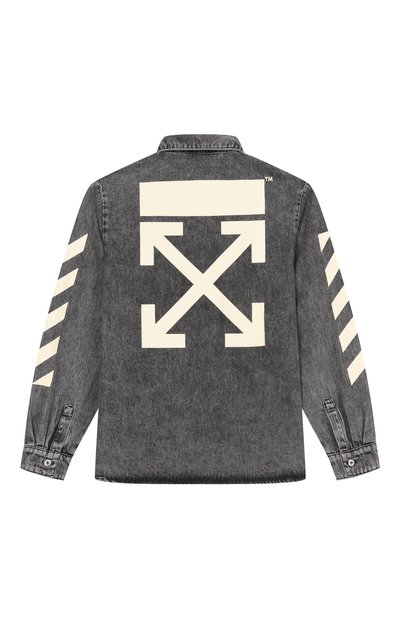 Джинсовая рубашка OFF-WHITE, арт. 0BYD001S26DEN001_001, фото 2