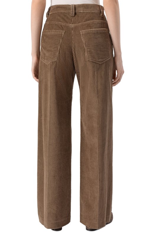 Вельветовые брюки Brunello Cucinelli MP180P8724 Коричневый  MP180P8724 Фото 4