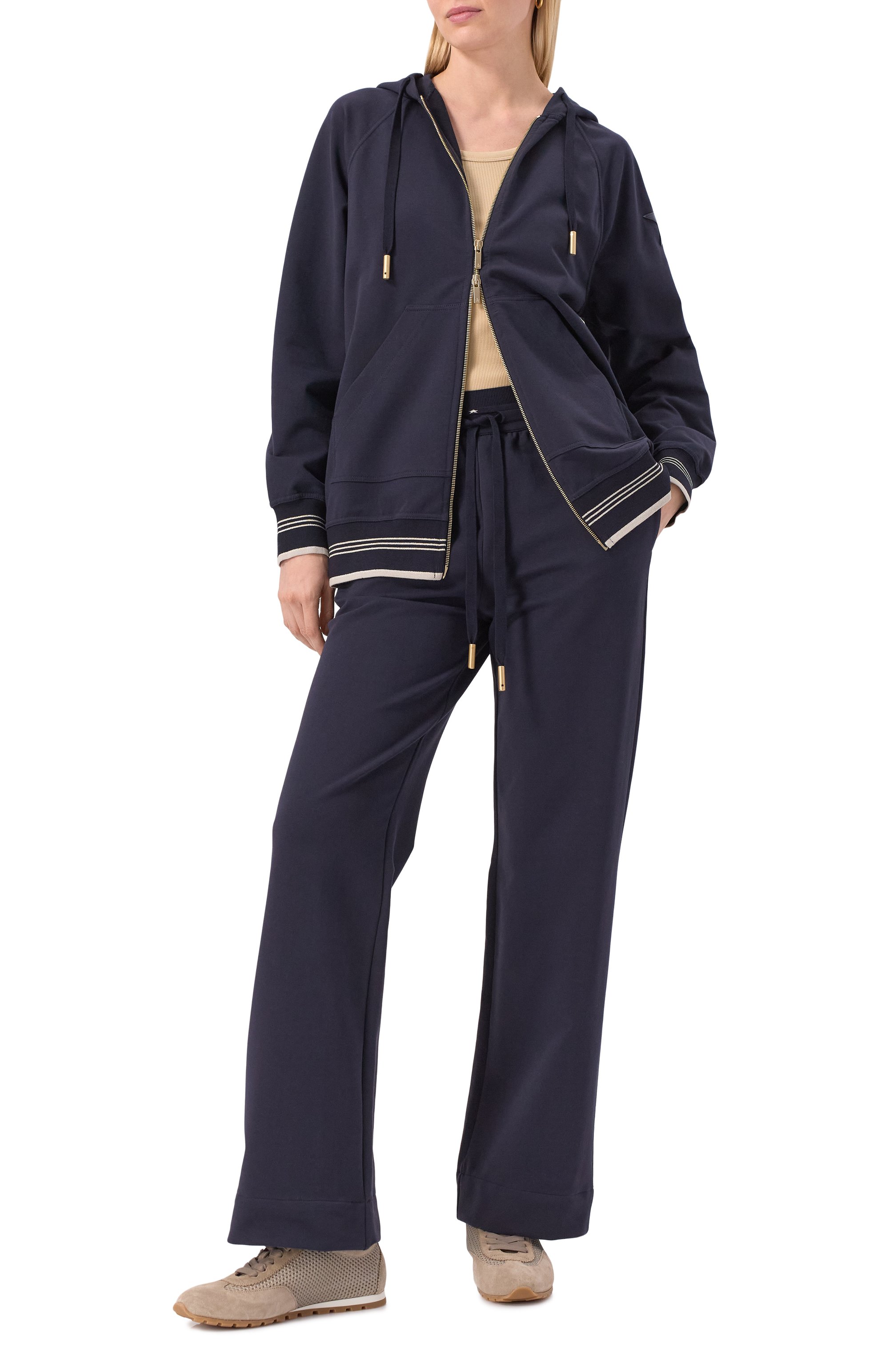 Хлопковая толстовка LORENA ANTONIAZZI, арт. FE07/9999, фото 2