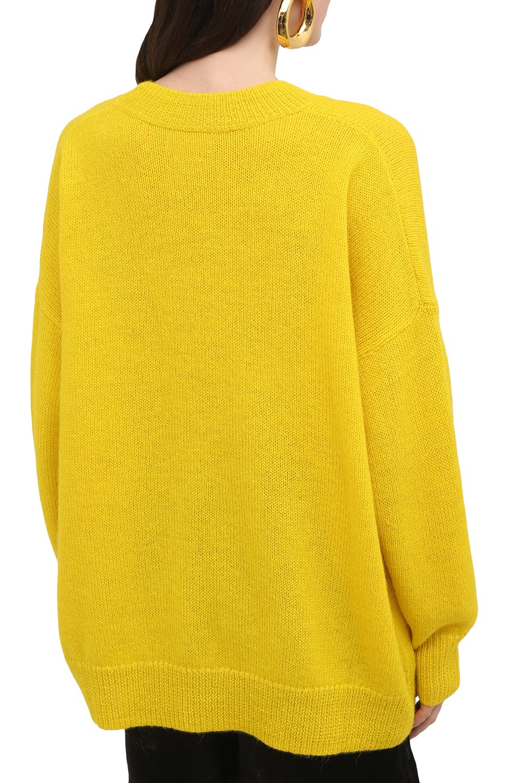 Шерстяной пуловер ISABEL MARANT ETOILE желтого цвета по цене 43650 руб., арт. PU0871-21P061E/GAE, фото 4 Шерстяной пуловер ISABEL MARANT ETOILE, арт. PU0871-21P061E/GAE, фото 4