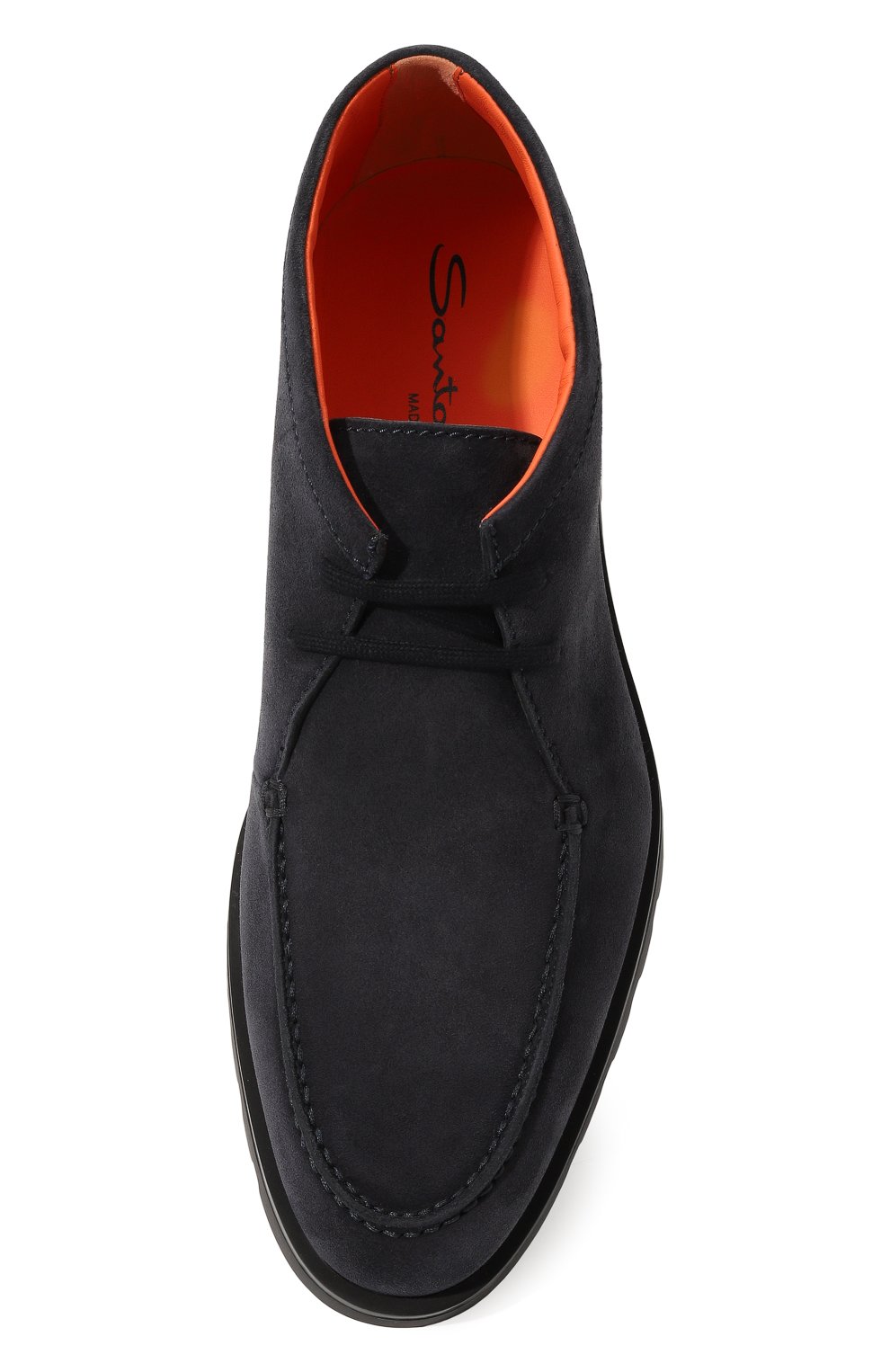 Замшевые ботинки detroit SANTONI темно-синего цвета по цене 61550 руб., арт. MGDG18609NE0BSU0, фото 6 Замшевые ботинки detroit SANTONI, арт. MGDG18609NE0BSU0, фото 6