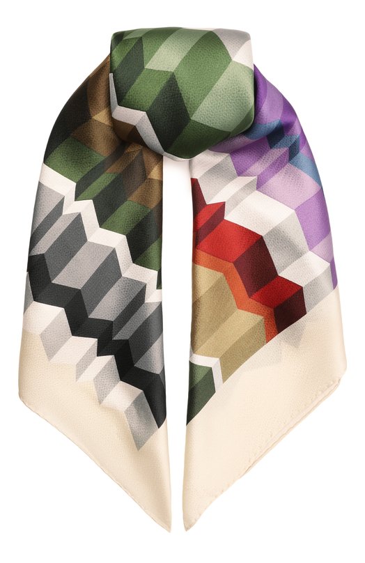 Шелковый платок Missoni F041RADA648 Разноцветный F041RADA648