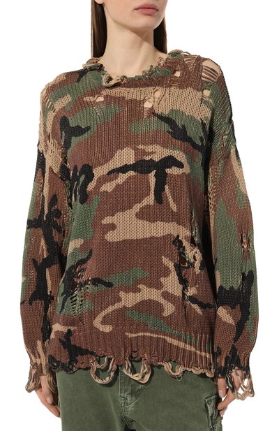 Хлопковый пуловер R13, арт. R13WY089-Y072B, фото 3