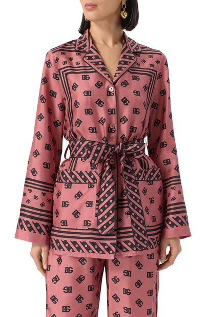 Шелковая блузка DOLCE & GABBANA, арт. F5I89T/GDCVJ, фото 3