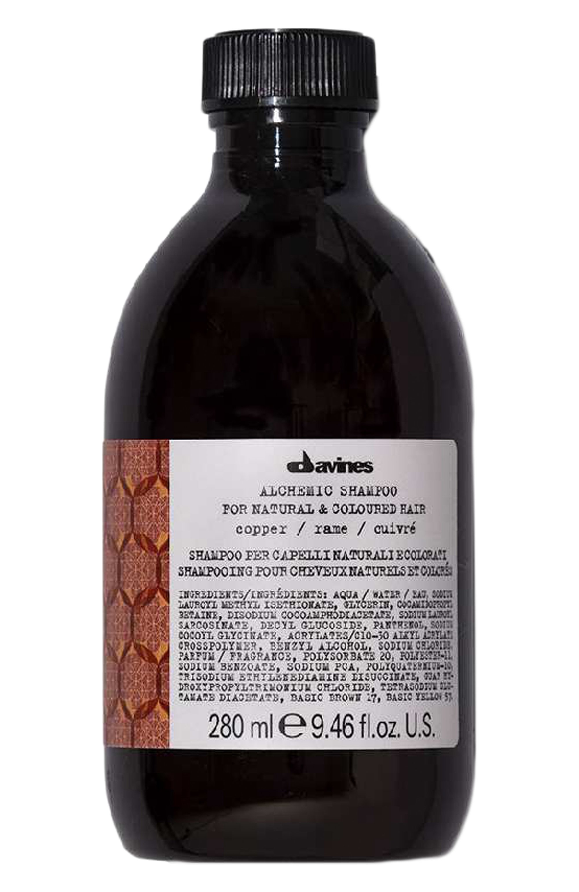 Шампунь для натуральных и окрашенных волос alchemic, медный (280ml) DAVINES, арт. 67224, фото 1