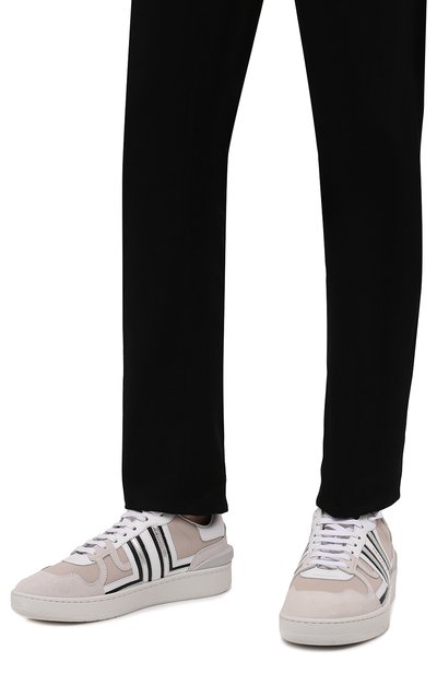 Комбинированные кеды clay LANVIN, арт. FM-SKDK00-NASP-P22, фото 3