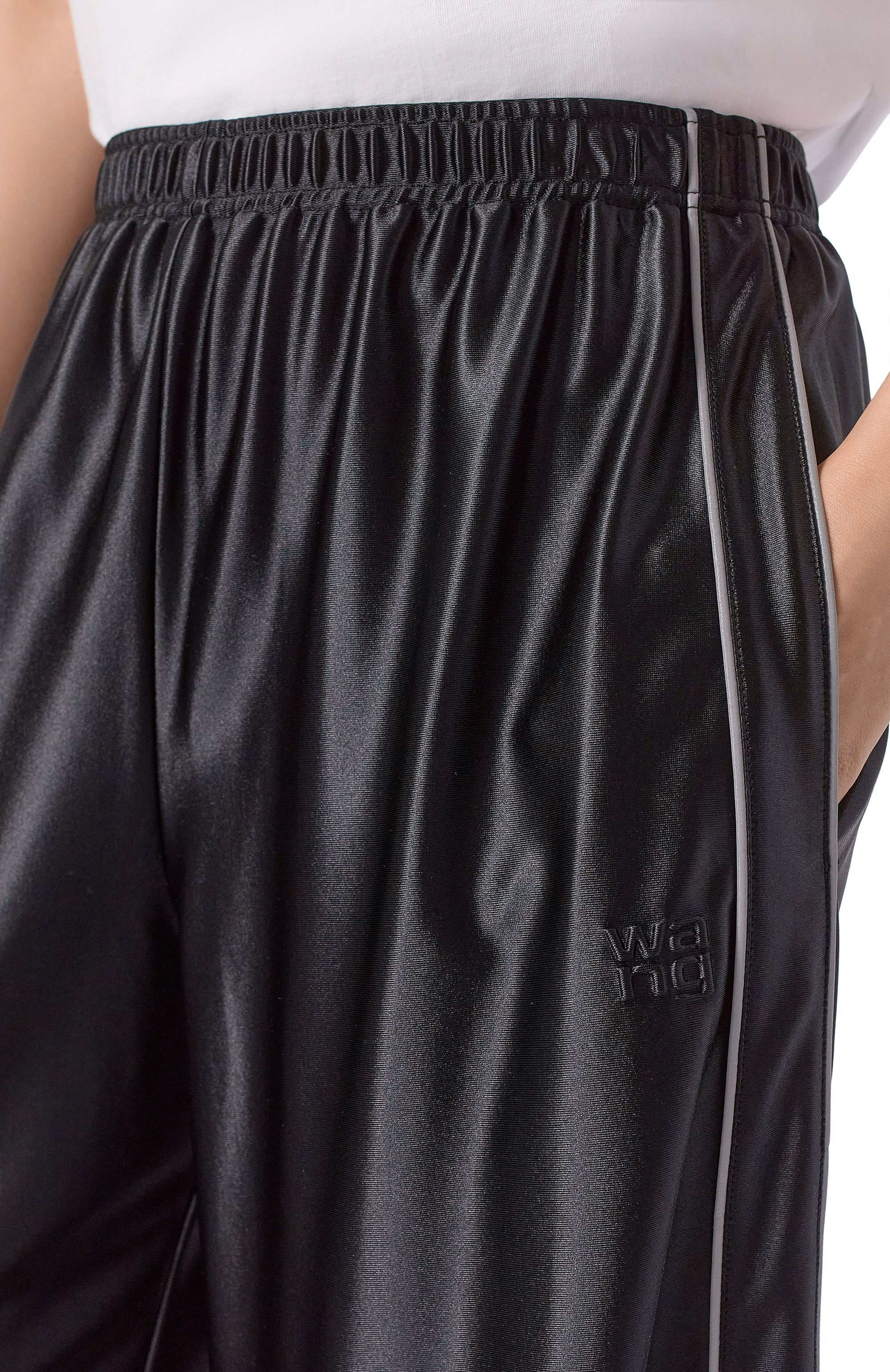 Брюки ALEXANDERWANG.T черного цвета по цене 95650 руб., арт. 4CC1264601, фото 5 Брюки ALEXANDERWANG.T, арт. 4CC1264601, фото 5