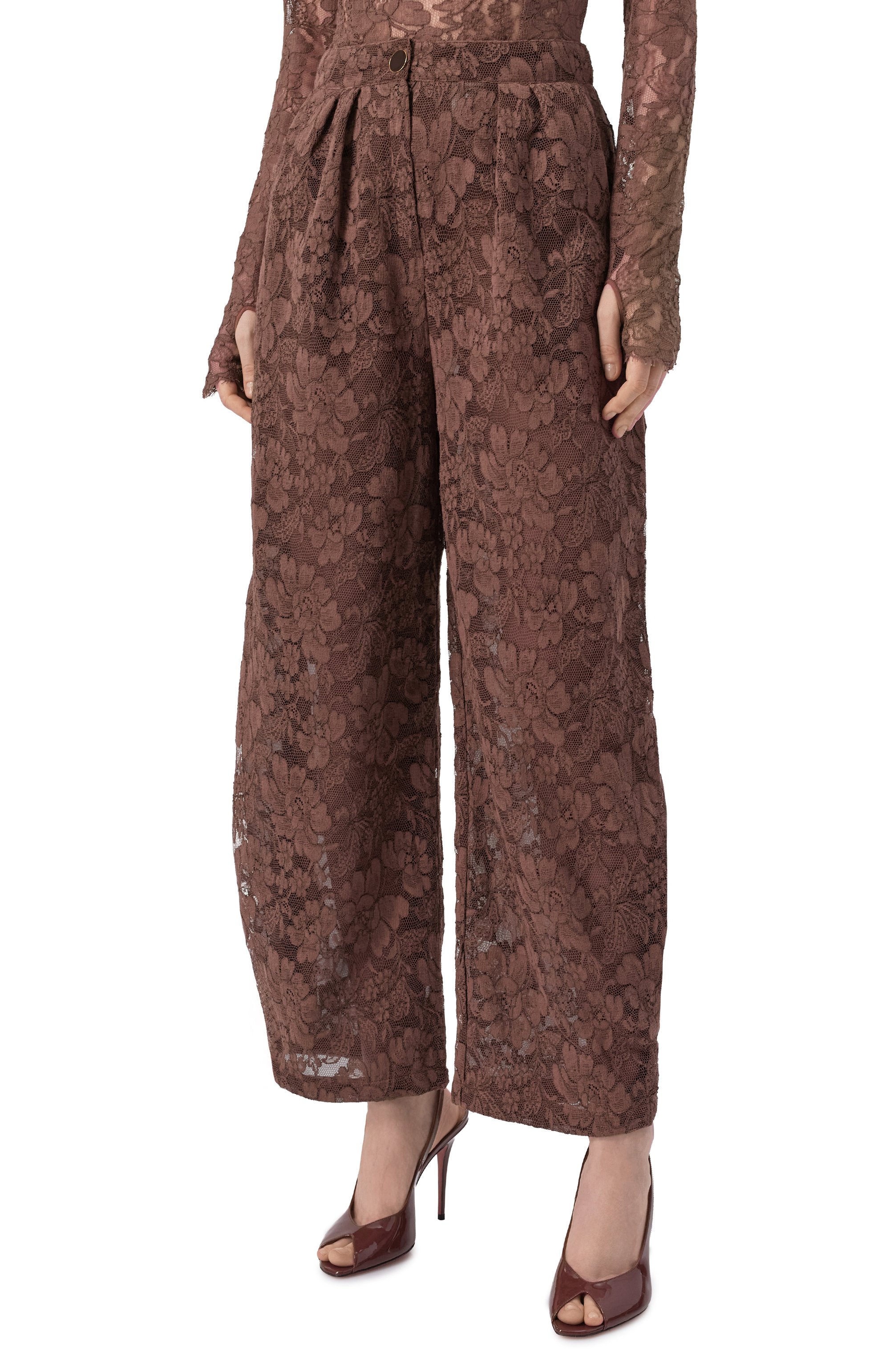 Брюки из хлопка и вискозы ROWEN ROSE, арт. PNT_RR286, фото 3