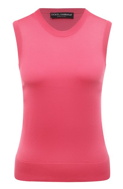 Женский шелковый топ DOLCE & GABBANA, арт. FXJ26T/JBSB7