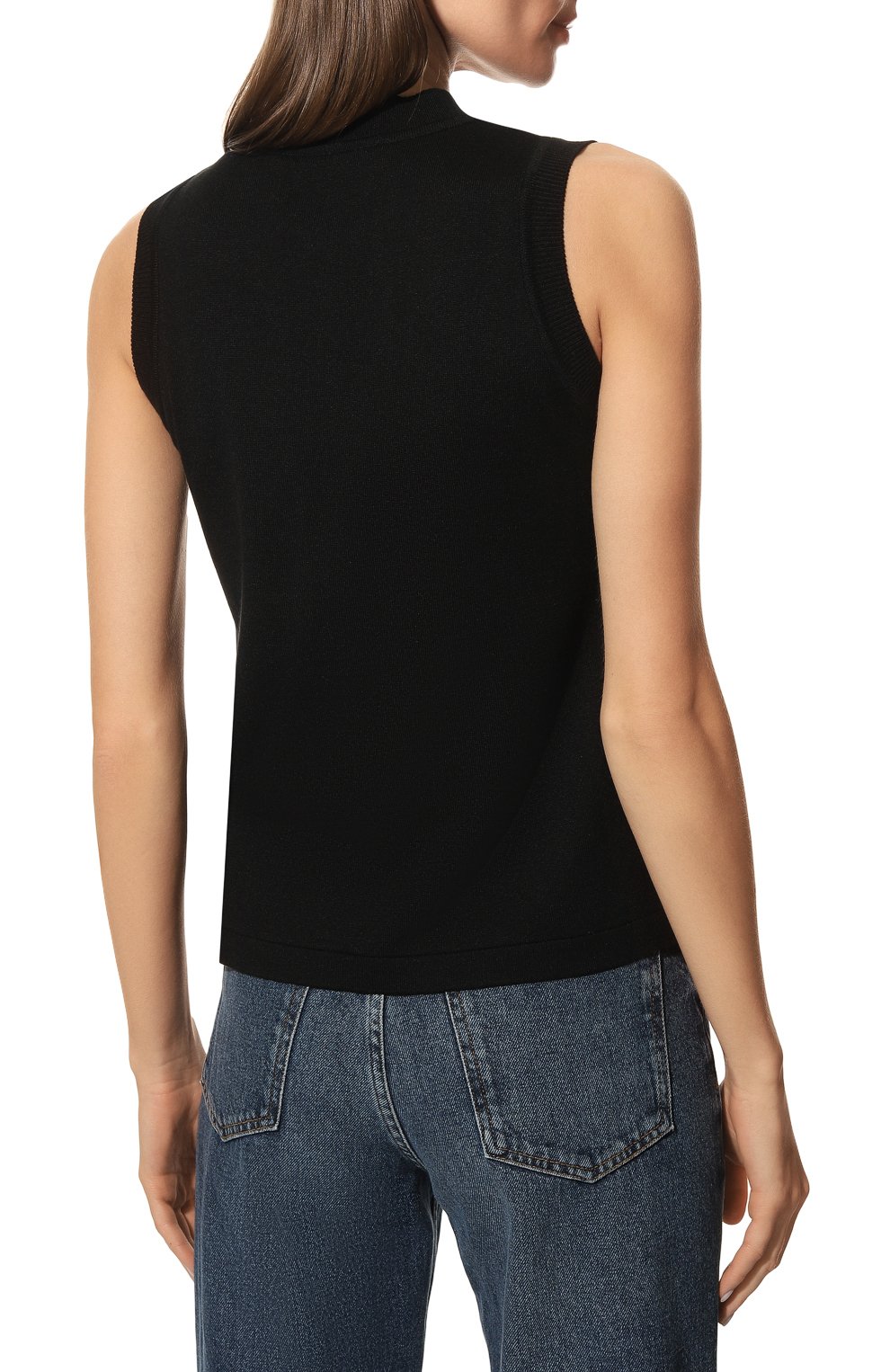 Топ из шелка и кашемира FREEAGE, арт. W22.SW021.6030.900, фото 4