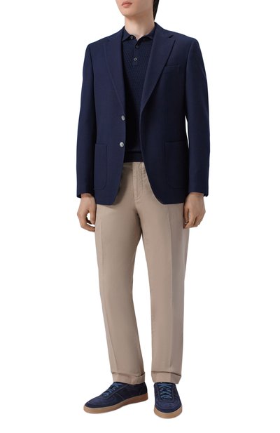 Хлопковое поло ANDREA CAMPAGNA, арт. M5426-8001, фото 2