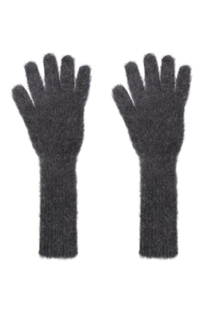 Шерстяные перчатки MAISON MARGIELA темно-серого цвета по цене 45950 руб., арт. S50TS0057/M13315, фото 2 Шерстяные перчатки MAISON MARGIELA, арт. S50TS0057/M13315, фото 2