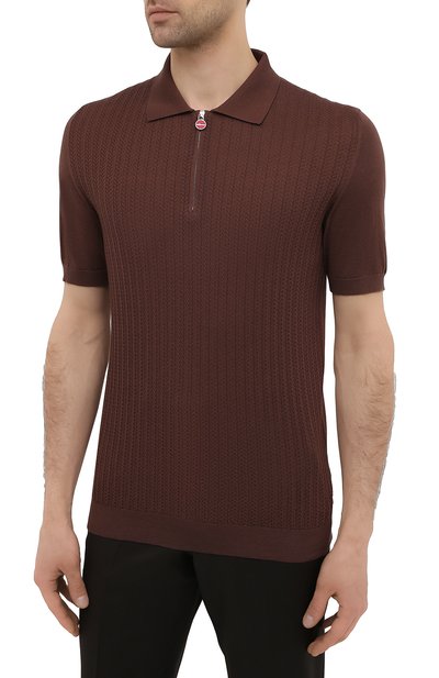 Хлопковое поло KITON, арт. UK1152, фото 3