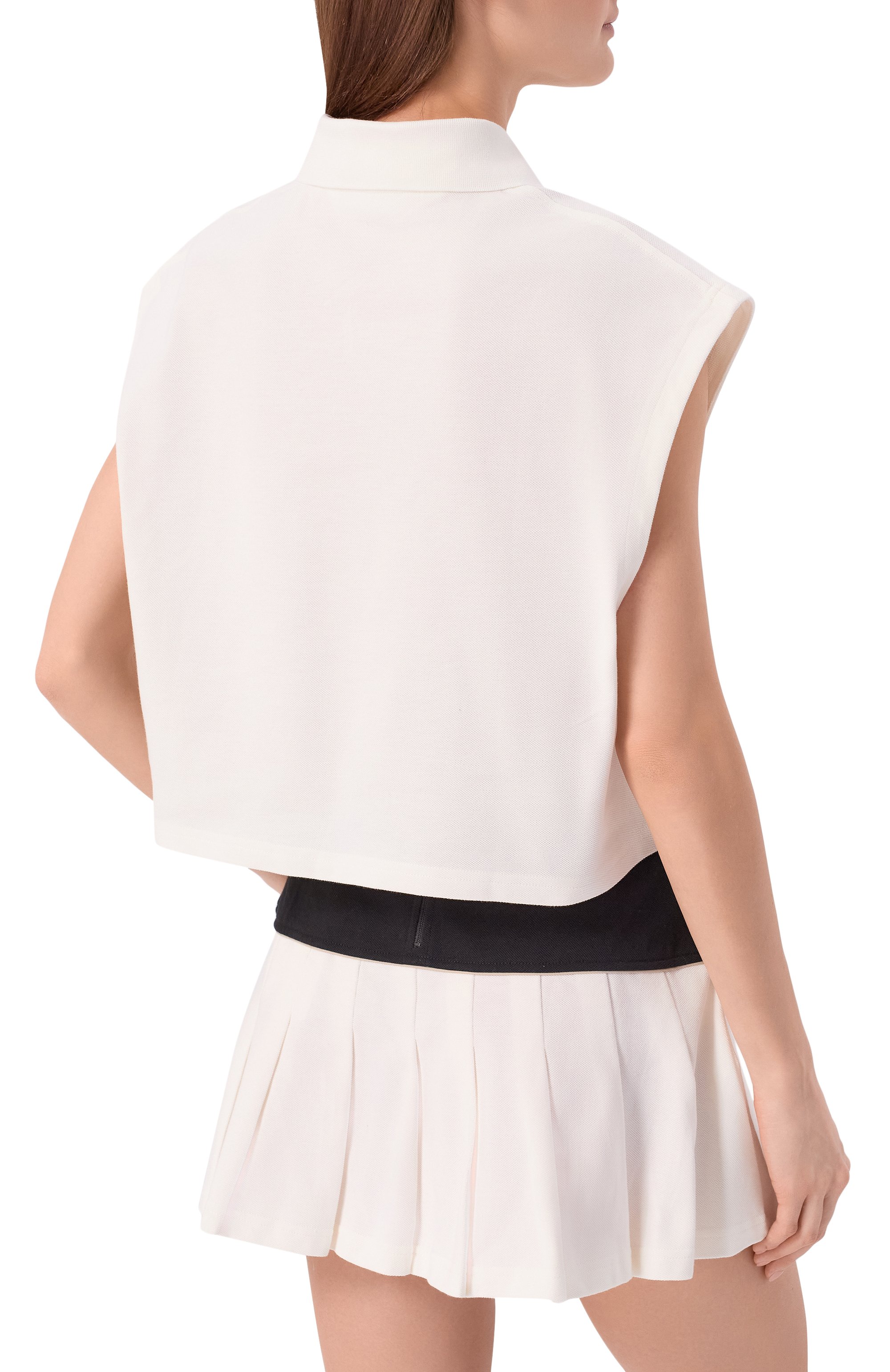 Хлопковое поло PALM ANGELS, арт. PWGB017S26FAB001, фото 4