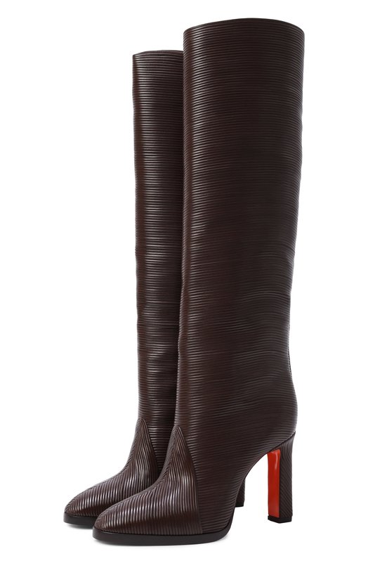 Кожаные сапоги Santoni WSAG71956UT2NFEN Коричневый WSAG71956UT2NFEN