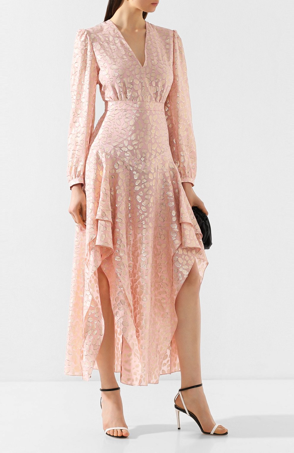 Шелковое платье STELLA MCCARTNEY розового цвета по цене 256500 руб., арт. 600466/S0A20, фото 2 Шелковое платье STELLA MCCARTNEY, арт. 600466/S0A20, фото 2