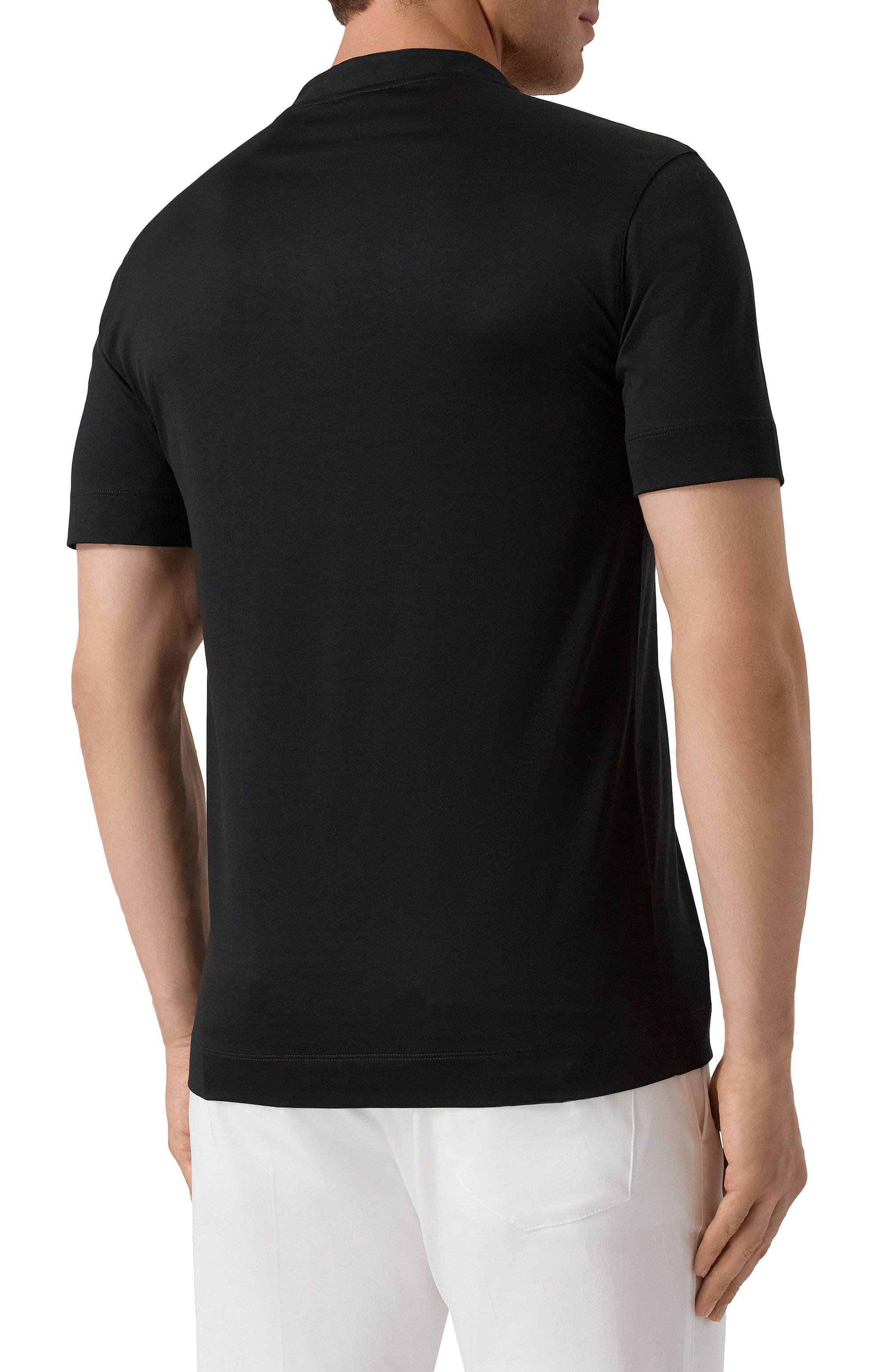 Футболка из лиоцелла и хлопка EMPORIO ARMANI, арт. EM002947/AF10761, фото 4