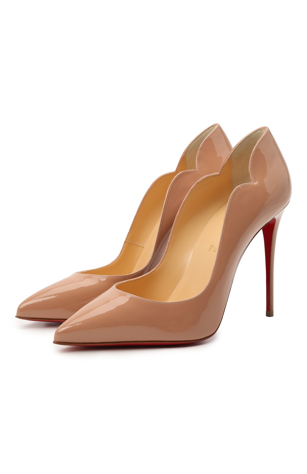Кожаные туфли hot chick 100 CHRISTIAN LOUBOUTIN, арт. 1190911/H0T CHICK 100, фото 1