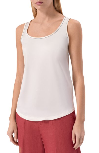 Атласный топ BRUNELLO CUCINELLI, арт. M0C59DE330, фото 3