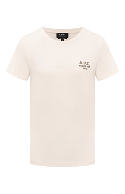 Женская хлопковая футболка A.P.C., арт. C0EZCF26848AAG