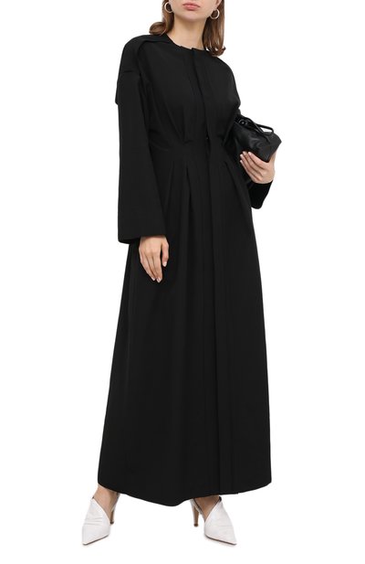 Платье из в искозы и льна JIL SANDER, арт. JSCR502306-WR391000, фото 2