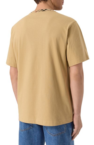 Хлопковая футболка BURBERRY, арт. 8112803, фото 4