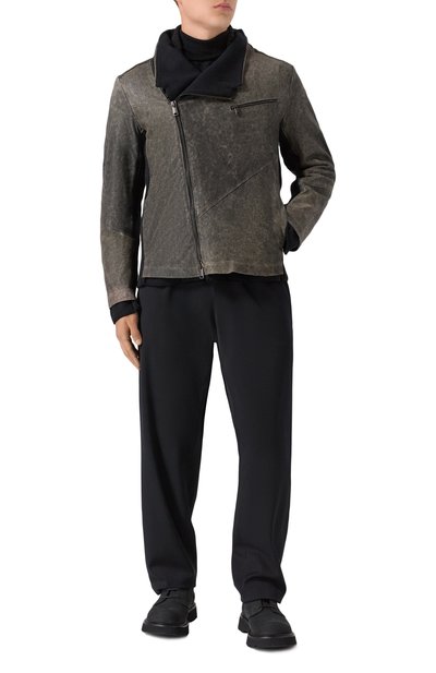 Кожаная куртка TRANSIT, арт. CFUTRBR270, фото 2