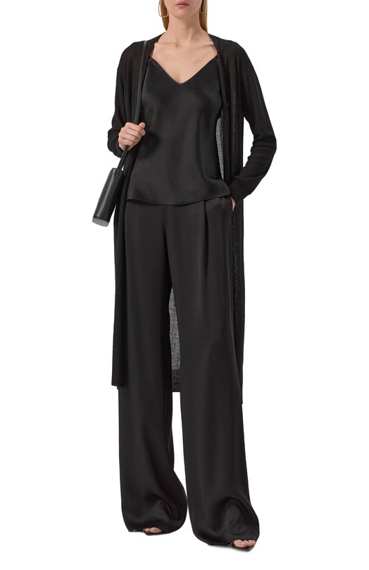 Кардиган из вискозы Max Mara Studio ERIS Чёрный  ERIS Фото 2