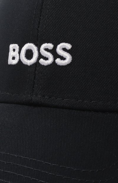Хлопковая бейсболка BOSS темно-синего цвета по цене 5995 руб., арт. 50495121, фото 3 Хлопковая бейсболка BOSS, арт. 50495121, фото 3