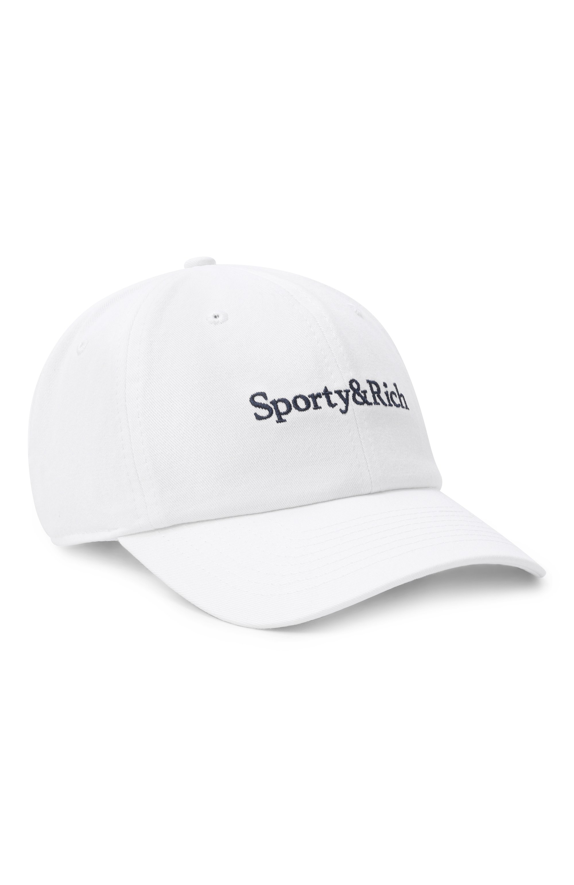 Хлопковая бейсболка SPORTY AND RICH, арт. AC04077300WH011, фото 1