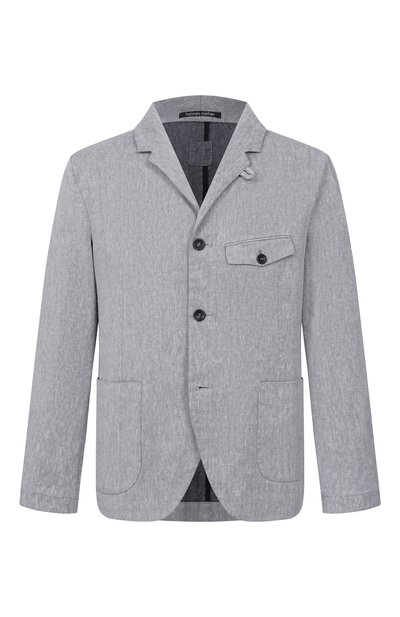 Мужской пиджак изо льна и хлопка HANNES ROETHER, арт. PAR32D0NE.6073