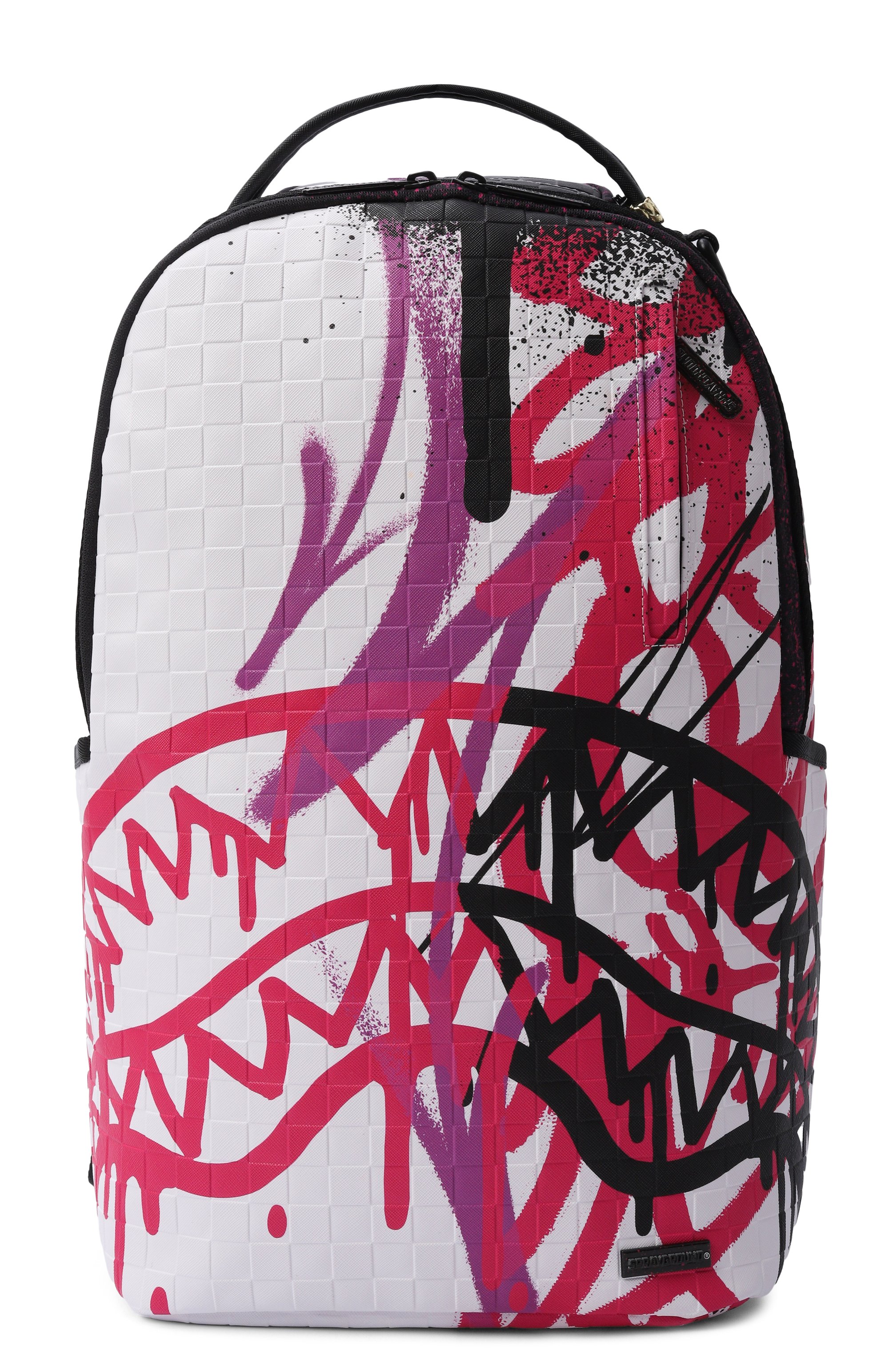 Рюкзак graff mayhem SPRAYGROUND белого цвета по цене 19950 руб., арт. 910B8809NSZ/GRAFF MAYHEM RMX DLXSV BACKPACK, фото 1 Рюкзак graff mayhem SPRAYGROUND, арт. 910B8809NSZ/GRAFF MAYHEM RMX DLXSV BACKPACK, фото 1