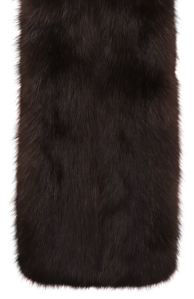 Меховой шарф из соболя VICTORIA KUSENKOVA коричневого цвета по цене 1144000 руб., арт. 503500003030, фото 4 Меховой шарф из соболя VICTORIA KUSENKOVA, арт. 503500003030, фото 4