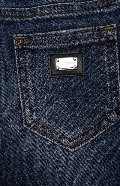 Джинсы DOLCE & GABBANA темно-синего цвета по цене 34300 руб., арт. L22F48/LDA66, фото 3 Джинсы DOLCE & GABBANA, арт. L22F48/LDA66, фото 3