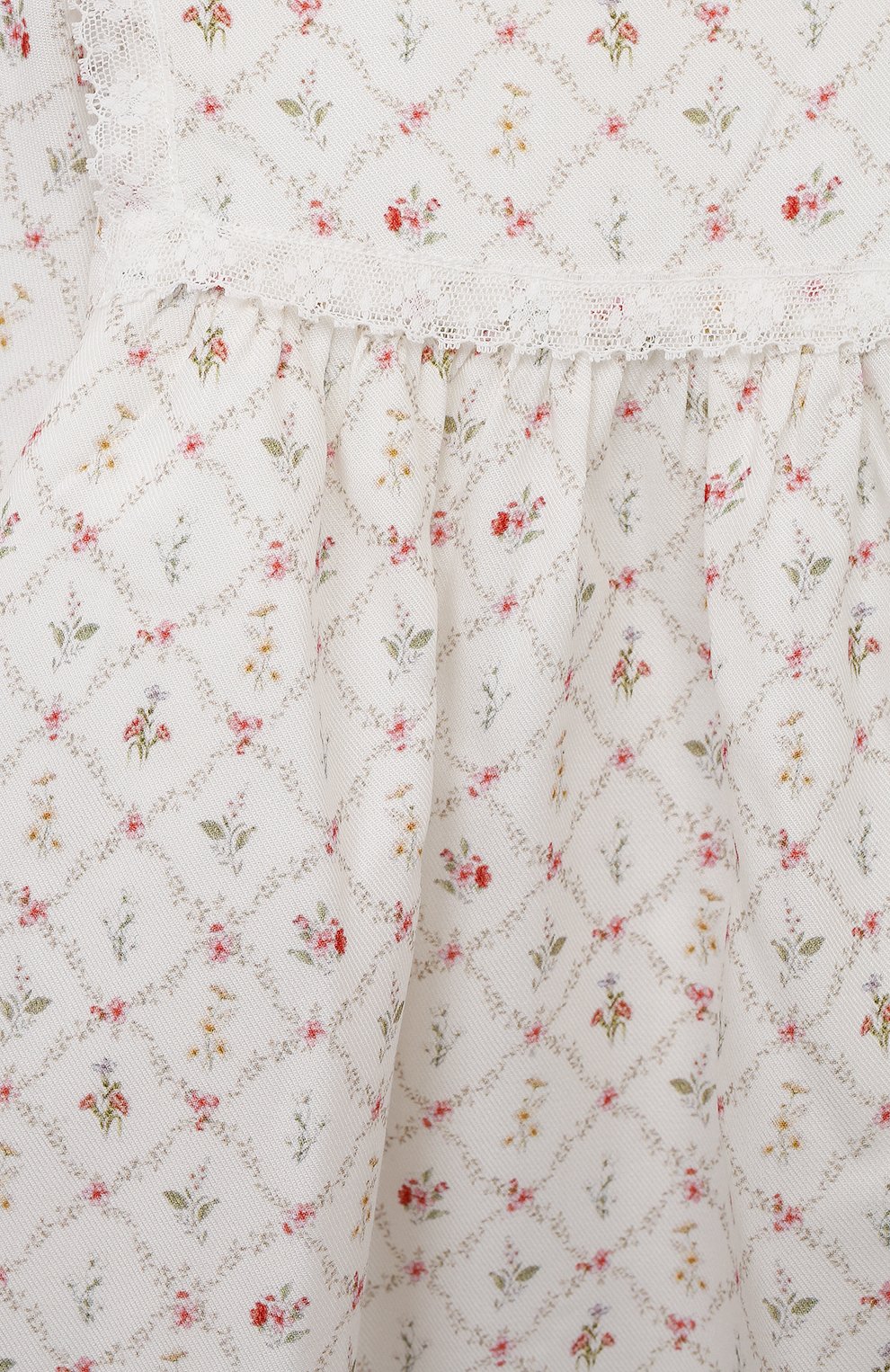 Платье из вискозы TARTINE ET CHOCOLAT белого цвета по цене 11800 руб., арт. TX30000/1M-12M, фото 3 Платье из вискозы TARTINE ET CHOCOLAT, арт. TX30000/1M-12M, фото 3