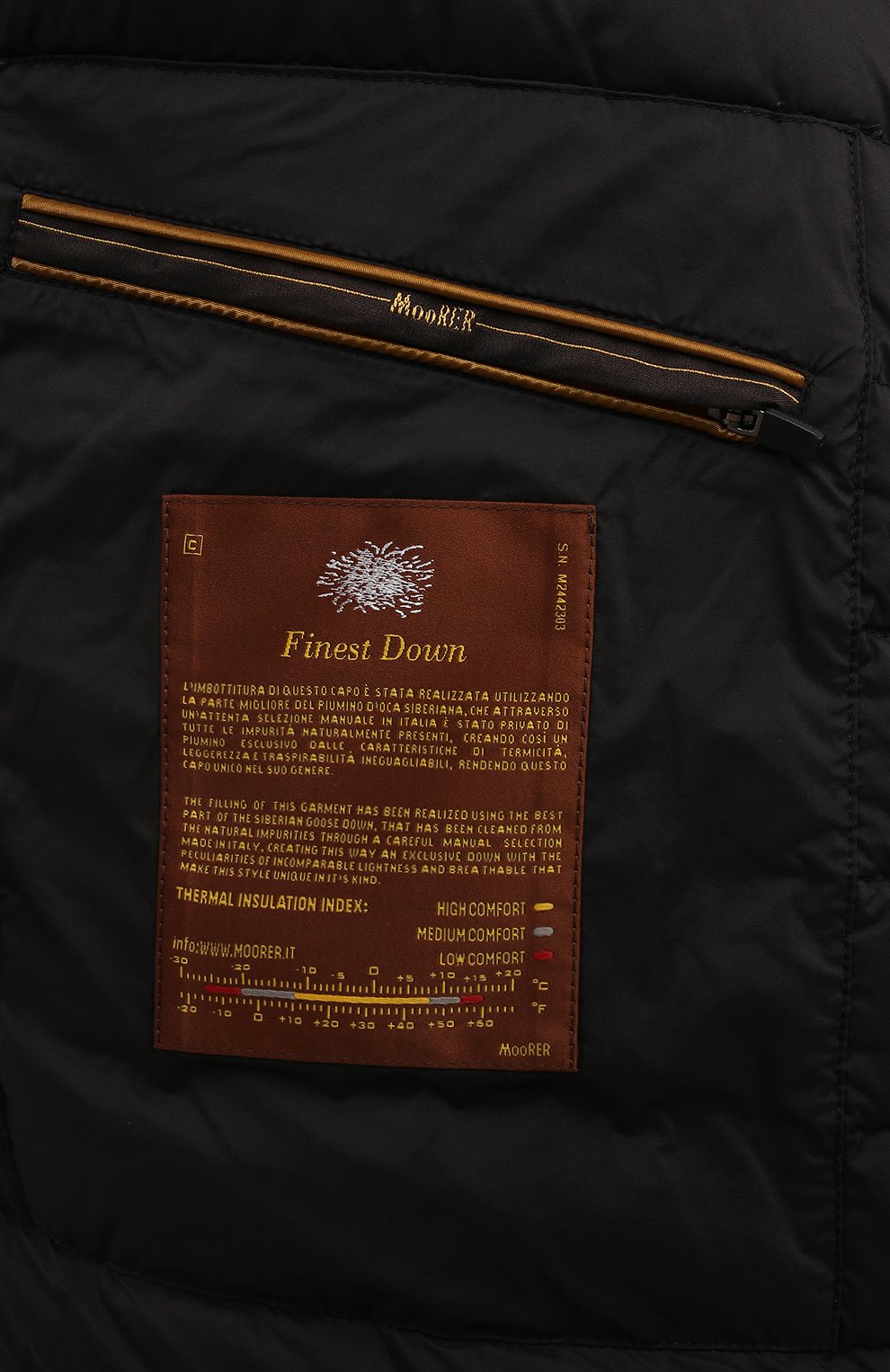 Пуховый бомбер brigno-bab MOORER, арт. BRIGN0/BAB, фото 6