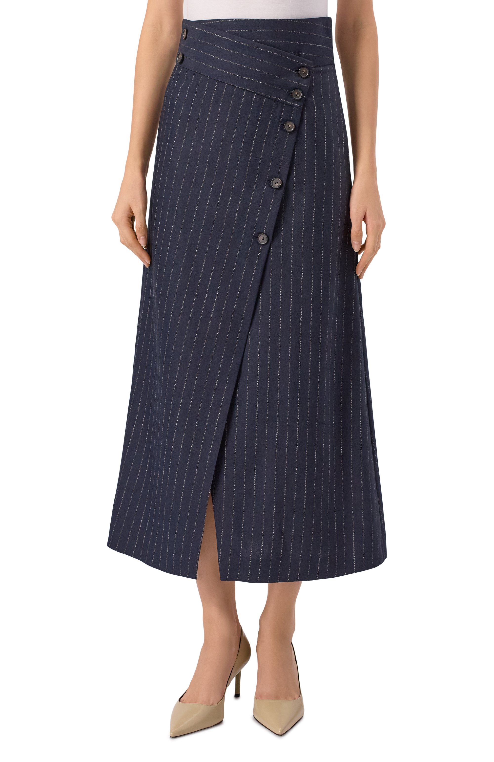 Шерстяная юбка ERIKA CAVALLINI, арт. P5WZ02, фото 3