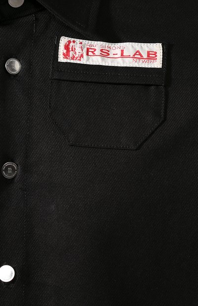Джинсовая рубашка RAF SIMONS черного цвета по цене 62200 руб., арт. 201-242-10130, фото 5 Джинсовая рубашка RAF SIMONS, арт. 201-242-10130, фото 5