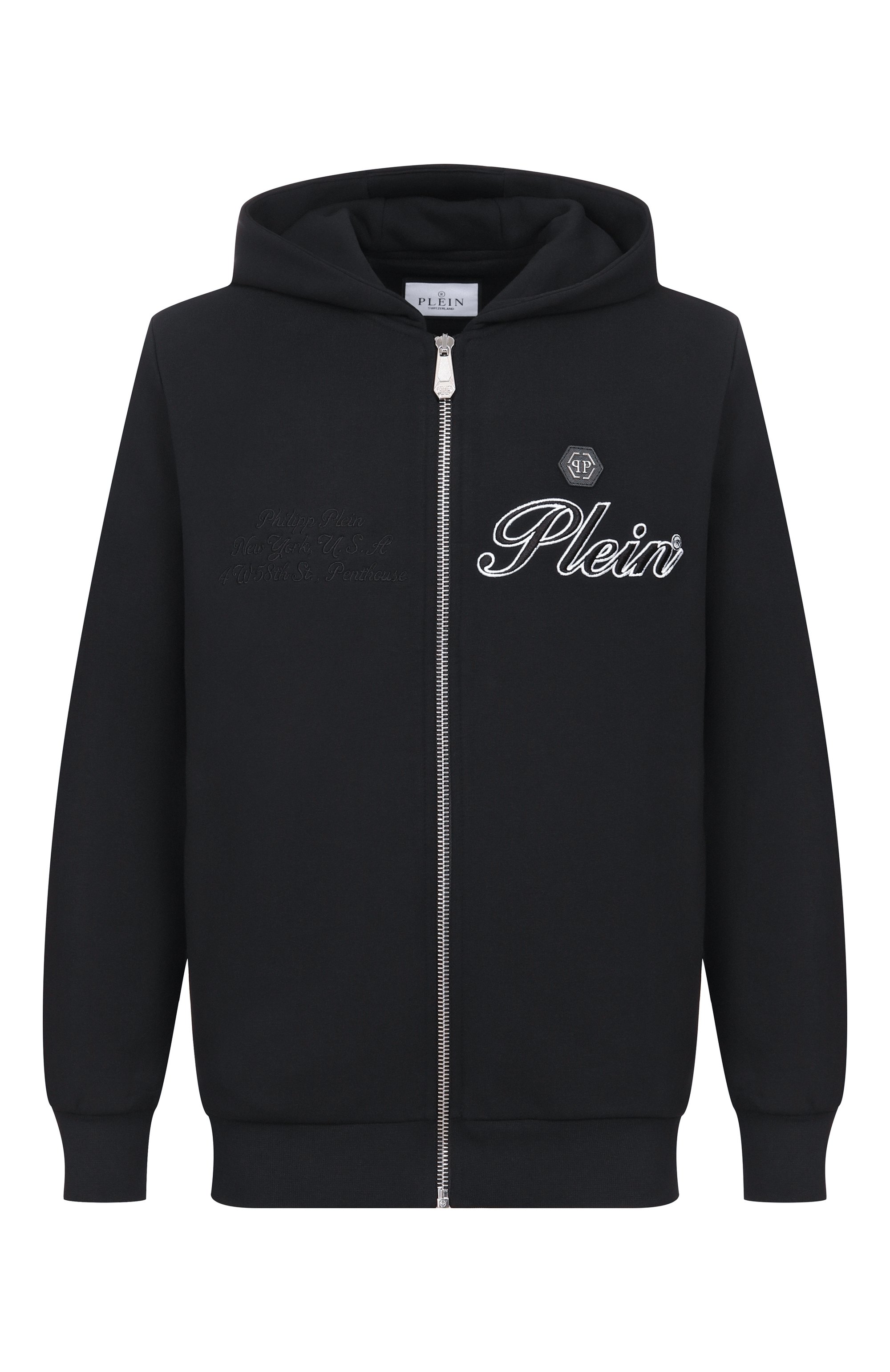 Хлопковая толстовка PHILIPP PLEIN, арт. SAFC MJB3953 PTE180N, фото 1