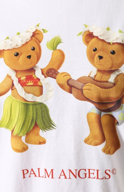 Хлопковая футболка PALM ANGELS, арт. PWAA017S20JER0070160, фото 5