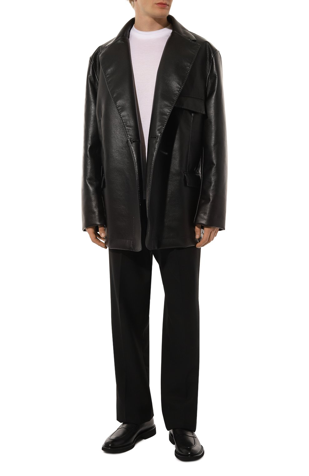 Кожаный пиджак WHO_AM, арт. MJ1-P243-LEATHER, фото 2