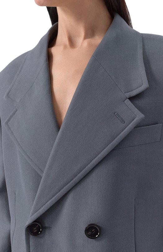 Шерстяной жакет Bottega Veneta 815455/V4XY0 Серый  815455/V4XY0 Фото 5