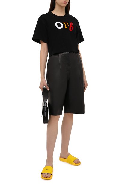 Хлопковая футболка OFF-WHITE, арт. 0WAA090S21JER002, фото 2