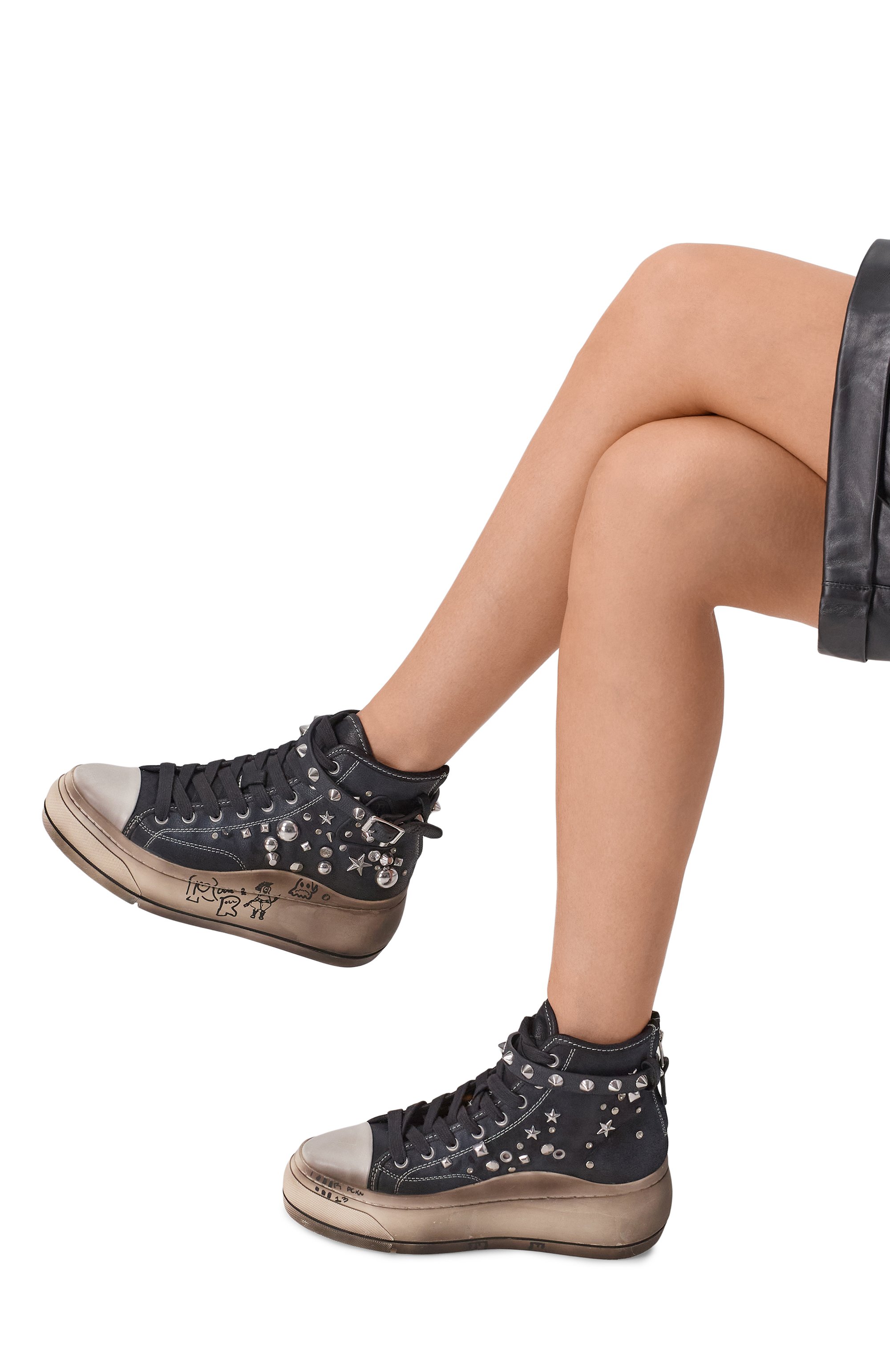 Кожаные кеды kurt R13, арт. R13S5029-S242W, фото 2