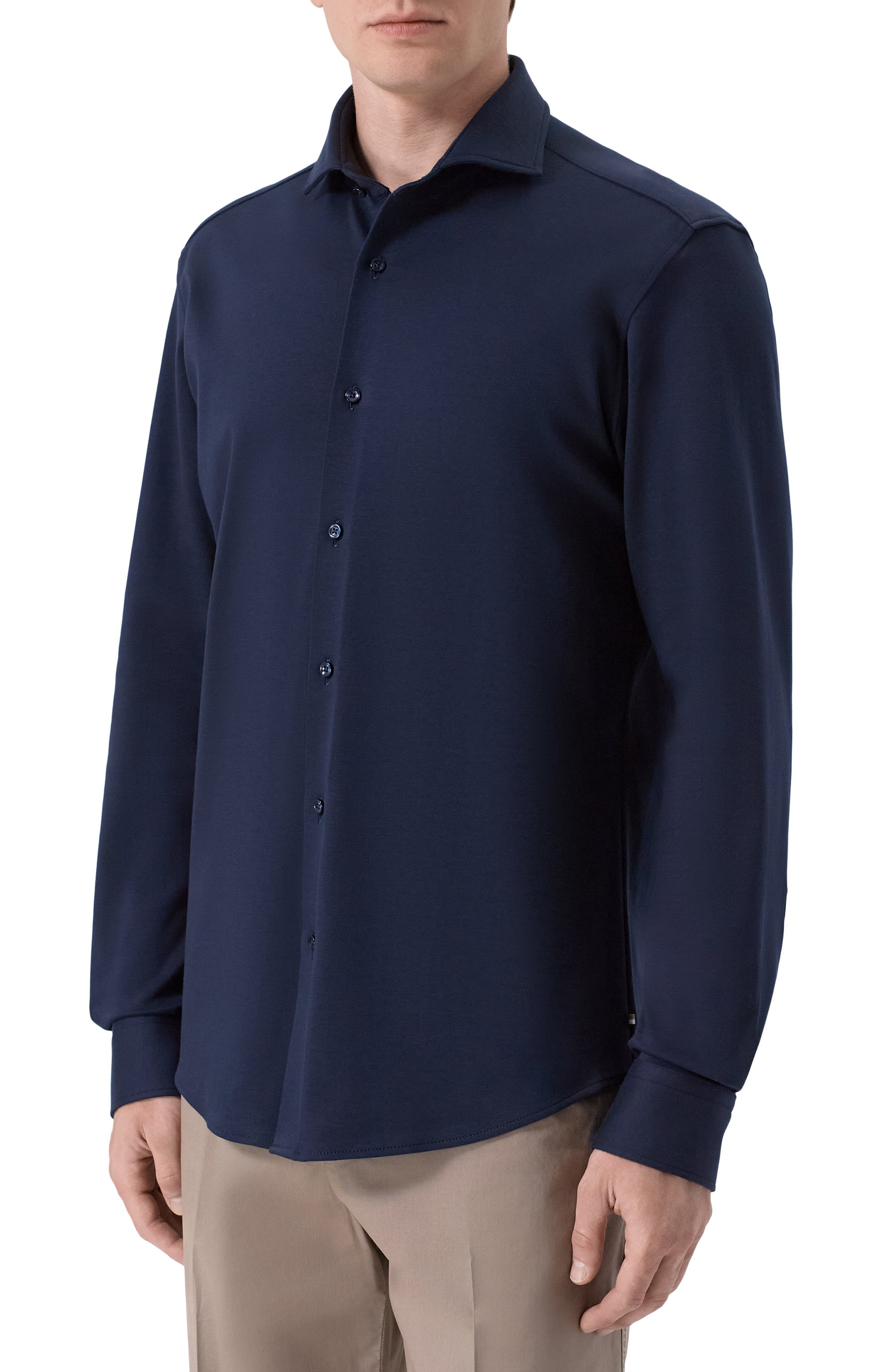 Хлопковая рубашка BOSS, арт. 50556854, фото 3