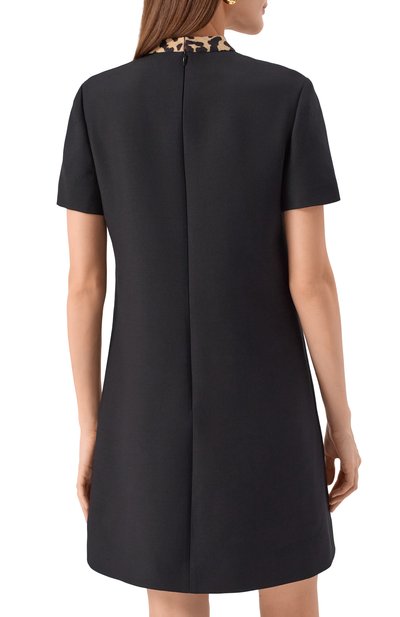 Платье из шерсти и шелка VALENTINO, арт. 7B3VAFH5/1CF, фото 4