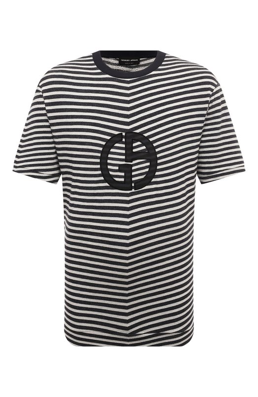 Футболка из вискозы Giorgio Armani GM000244/TE11583 Синий GM000244/TE11583