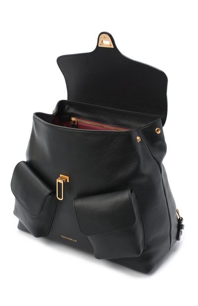 Рюкзак beat soft medium COCCINELLE черного цвета по цене 46200 руб., арт. E1 GF6 14 01 01, фото 4 Рюкзак beat soft medium COCCINELLE, арт. E1 GF6 14 01 01, фото 4